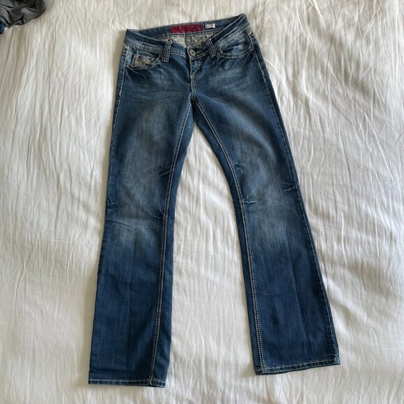 Y2K Bongo Bootcut Jeans (sz 9) - Picture 3 of 5